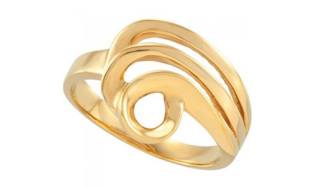 14K Yellow Freeform Ring