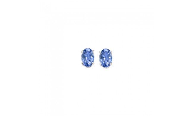 Gems One 14Kt White Gold Tanzanite (1/2 Ctw) Earring