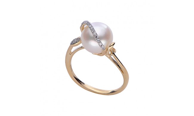 Imperial Pearl 14K Yellow Gold Freshwater Pearl Ring