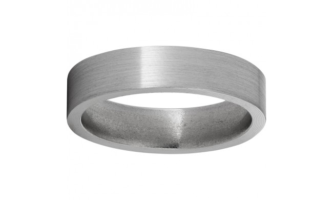 Titanium Flat Band with Satin Finish