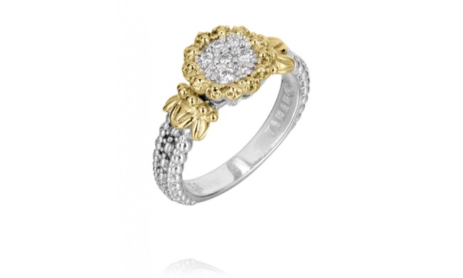 Vahan 14k Gold & Sterling Silver Diamond Ring