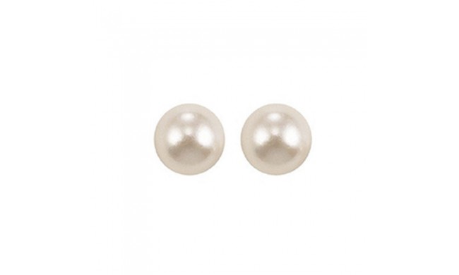 Gems One 14Kt White Gold Pearl (1 Ctw) Earring