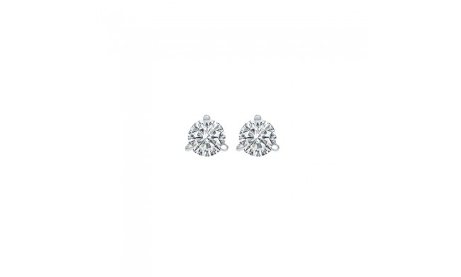 Gems One 18Kt White Gold Diamond (1/10 Ctw) Earring