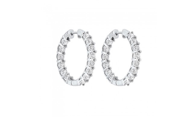 Gems One 14Kt White Gold Diamond (3/4Ctw) Earring