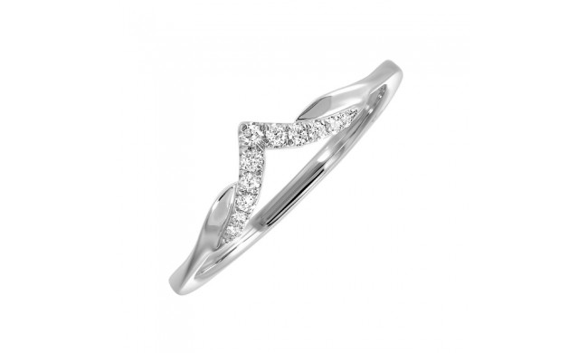 Gems One 10Kt White Gold Diamond (1/12 Ctw) Ring