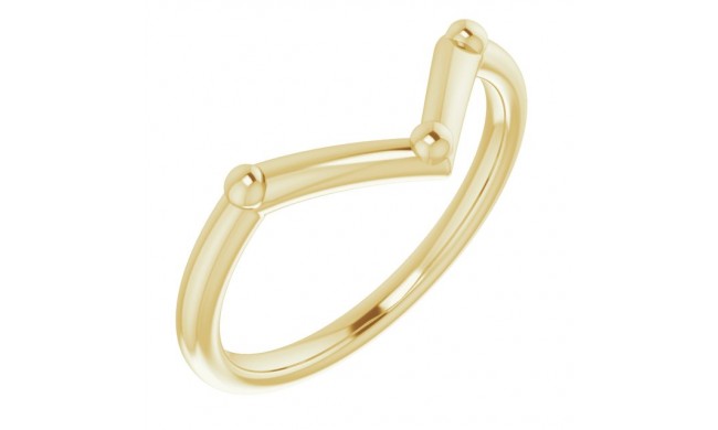 14K Yellow Geometric Ring