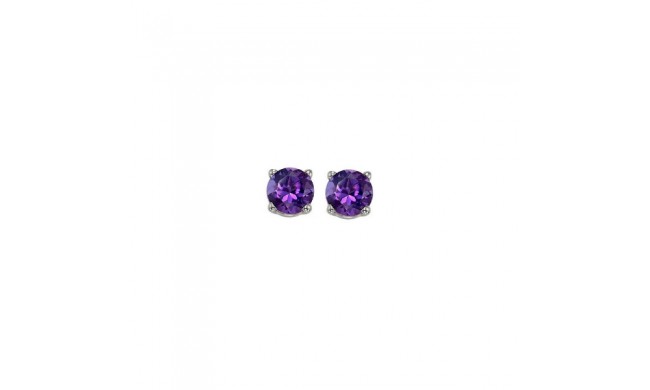 Gems One 14Kt White Gold Amethyst (1/2 Ctw) Earring