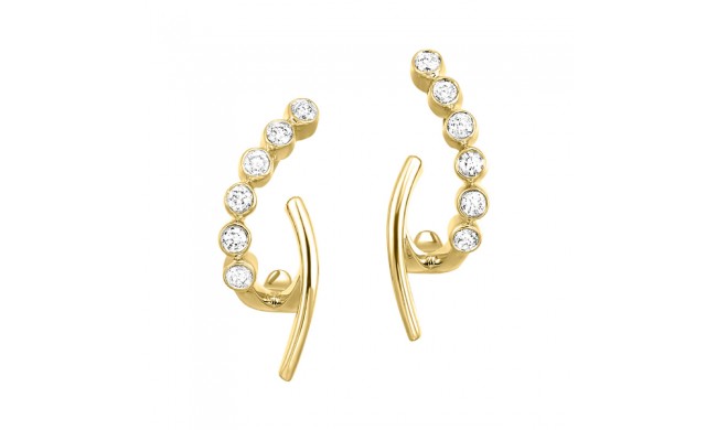 Gems One 10Kt Yellow Gold Diamond (1/5Ctw) Earring