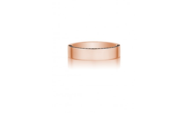 Henri Daussi 5mm Men's Wedding Band MB40 14k Gold Rose 0.40 Ctw.