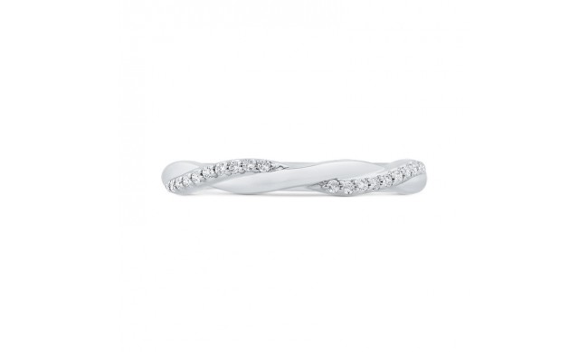 Shah Luxury 14K White Gold Diamond Wedding Band