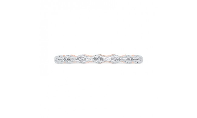 Shah Luxury 14K Two-Tone Diamond Wedding Band