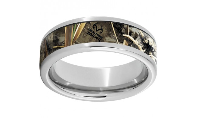 Serinium Pipe Cut Band with Realtree Max 5 Inlay