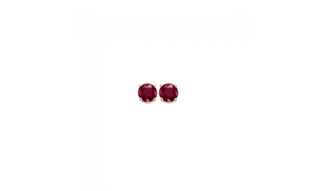 Gems One 14Kt White Gold Garnet (1/4 Ctw) Earring