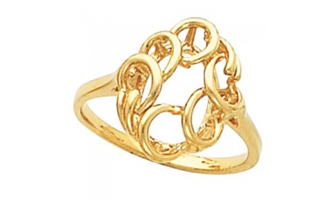 14K Yellow Fashion Ring