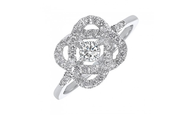 Gems One 14Kt White Gold Diamond (1Ctw) Ring