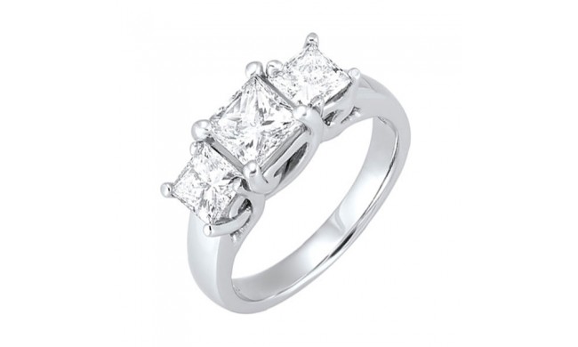 Gems One 14Kt White Gold Diamond (1/3Ctw) Ring