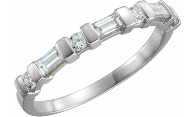 Platinum 3/8 CTW Diamond Anniversary Band