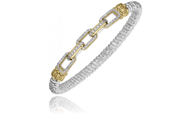 Vahan 14k Gold & Sterling Silver Diamond Bracelet
