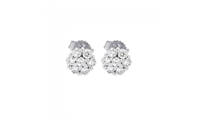 Gems One 14Kt White Gold Diamond (1/4Ctw) Earring