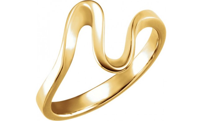 14K Yellow Metal Fashion Ring