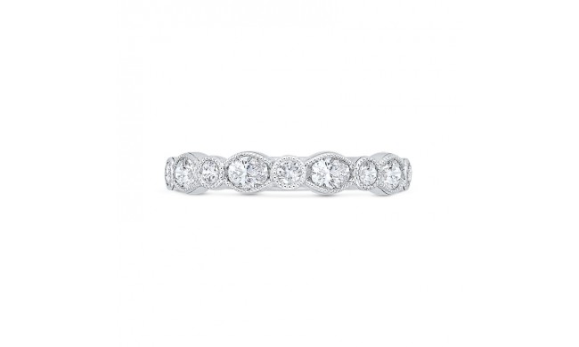 Shah Luxury 14K White Gold Diamond Wedding Band