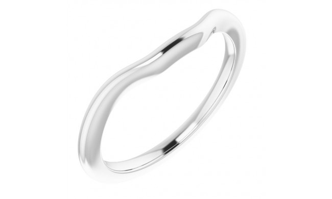 14K White Matching Band