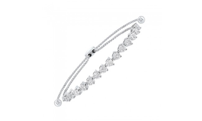 Gems One 14Kt White Gold Diamond (1/2Ctw) Bracelet
