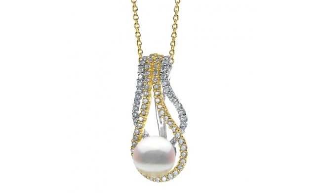 Imperial Pearl 14k Yellow Gold Akoya Pearl Pendant