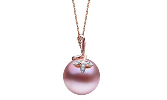 Imperial Pearl 14k Rose Gold Freshwater Pearl Necklace