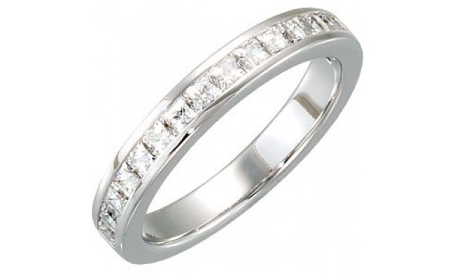 14K White 5/8 CTW Diamond Matching Band