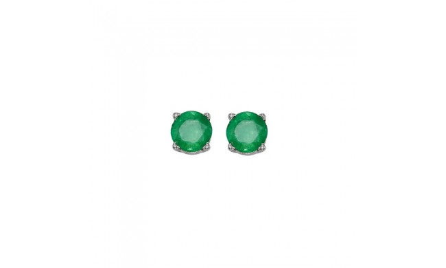 Gems One 14Kt White Gold Emerald (1 Ctw) Earring