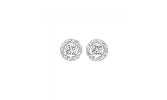 Gems One 14Kt White Gold Diamond (1/5Ctw) Earring