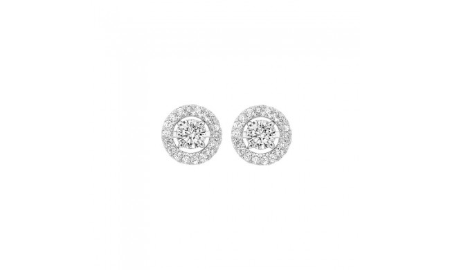 Gems One 14Kt White Gold Diamond (1/5Ctw) Earring