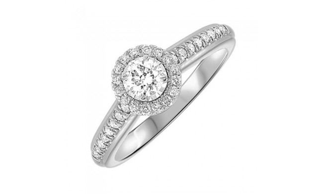 Gems One 14Kt White Gold Diamond(1/2Ctw) Ring