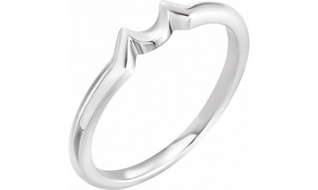 14K White 4.1 mm Band