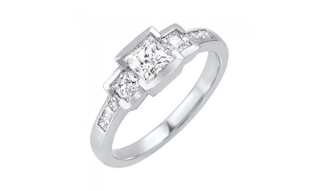 Gems One 14Kt White Gold Diamond (3/4Ctw) Ring