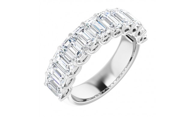 14K White 4 CTW Diamond Anniversary Band