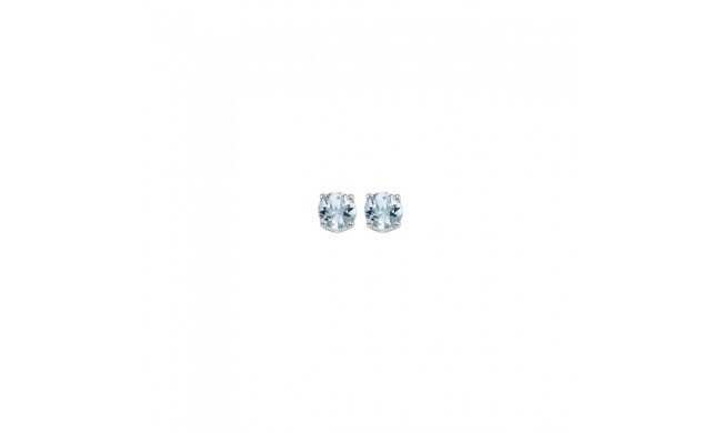 Gems One 14Kt White Gold Aquamarine (1/5 Ctw) Earring