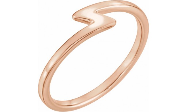 14K Rose Stackable Ring