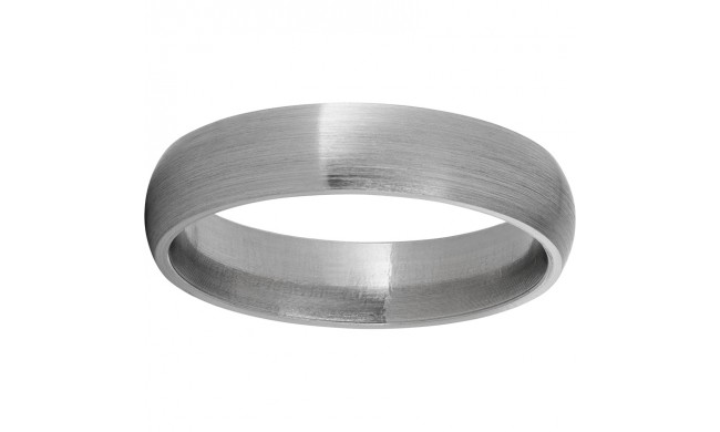 Titanium Domed Band with a Satin Finish