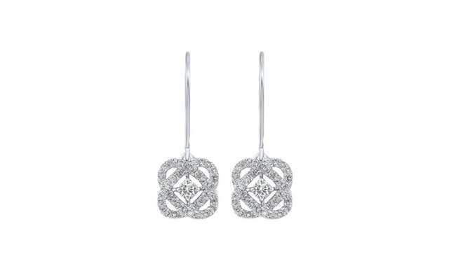 Gems One 14Kt White Gold Diamond (1/2Ctw) Earring