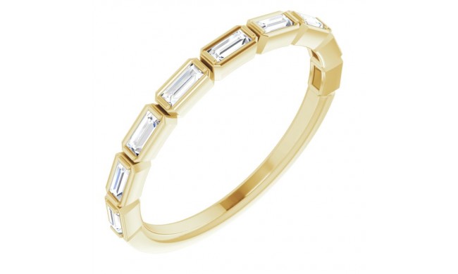 14K Yellow 1/4 CTW Diamond Anniversary Band