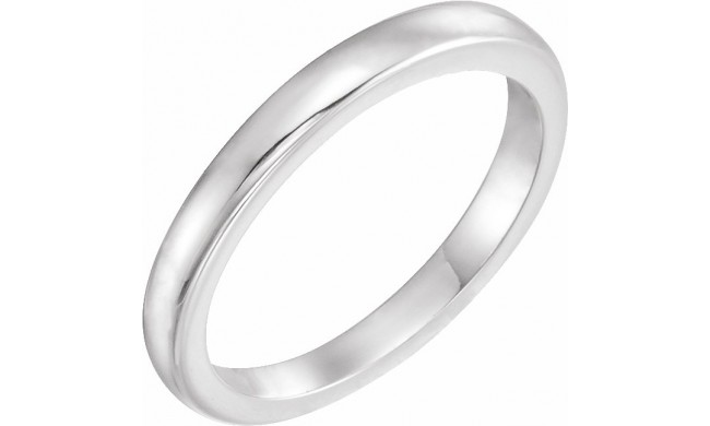 14K White Solstice Solitaireu00ae #10=.75-1.25 CT Tapered Bombu00e9 Matching Band