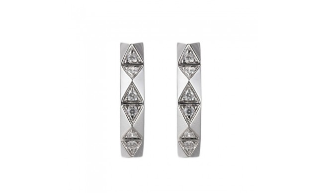 Gems One 14Kt White Gold Diamond (1/6Ctw) Earring