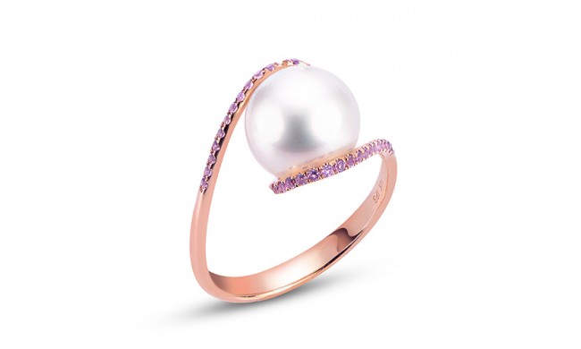 Imperial Pearl 14k Rose Gold Freshwater Pearl Ring