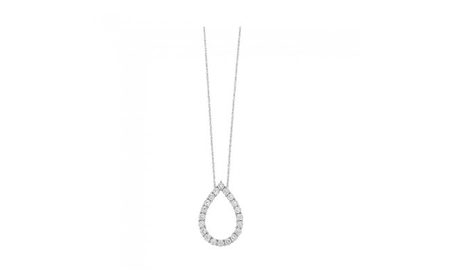 Gems One 14Kt White Gold Diamond (1/6Ctw) Necklace
