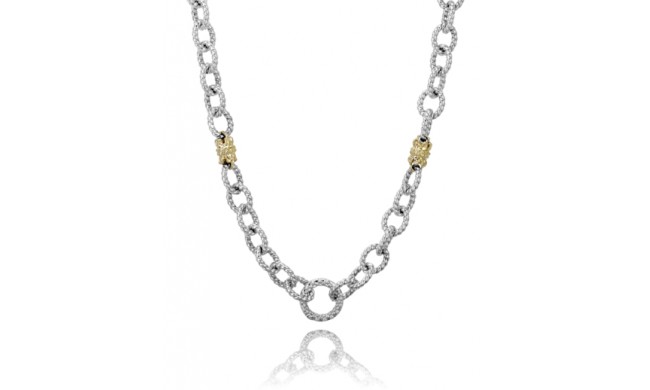 Vahan 14k Gold & Sterling Silver Necklace