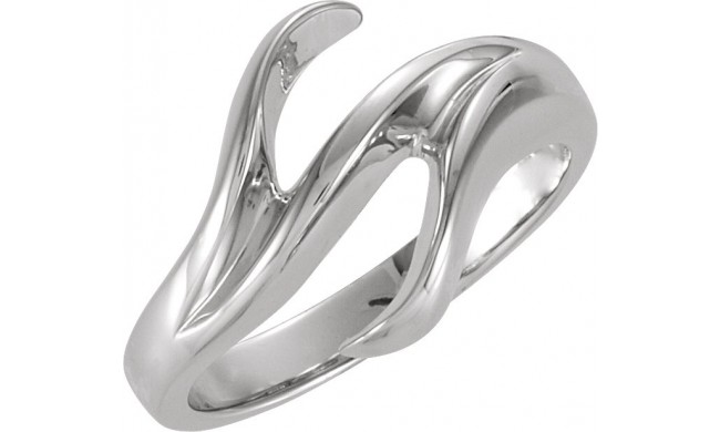 14K White Freeform Remount Ring