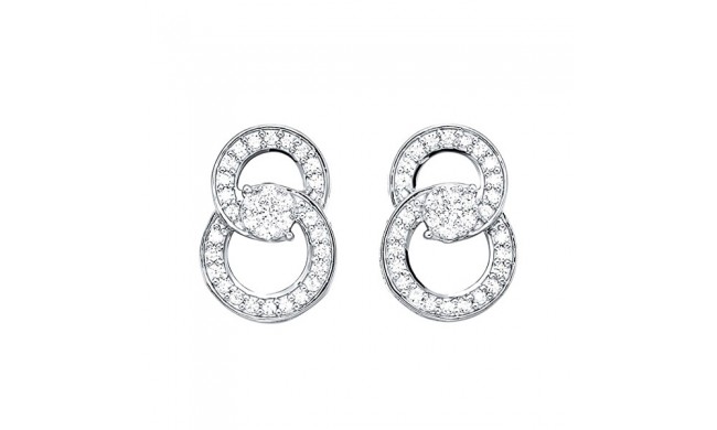 Gems One 10Kt White Gold Diamond (1/2Ctw) Earring