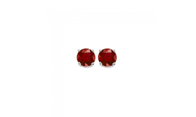 Gems One 14Kt White Gold Ruby (1/2 Ctw) Earring
